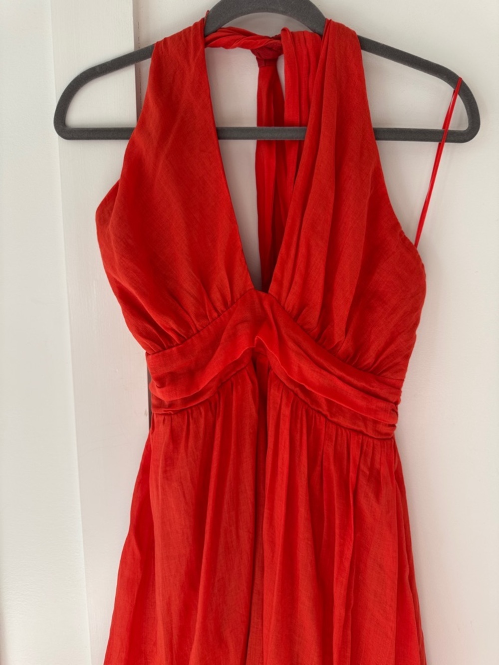 NWT Anthropologie ASTR the Label Orange Kalia Halter Keyhole Dress M - Picture 4 of 16